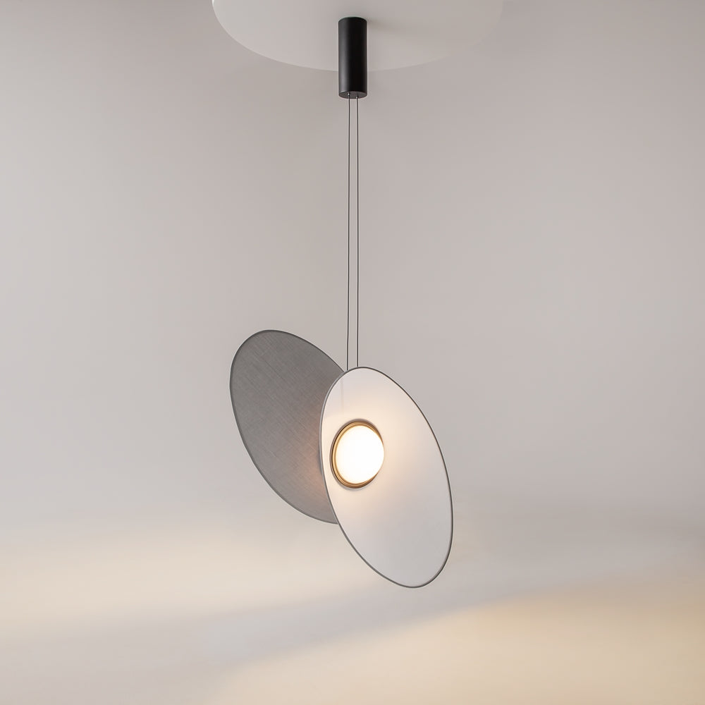 Lustră suspendată Maytoni Evolution gri mat cu LED 10W