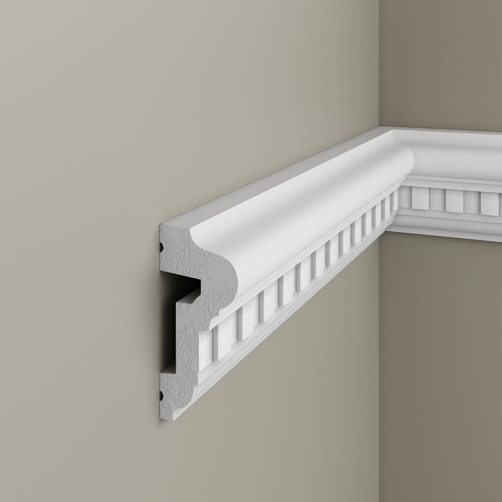 Brau decorativ din polimer rigid B10 - 6.4x2.8x200 cm - Decorevo