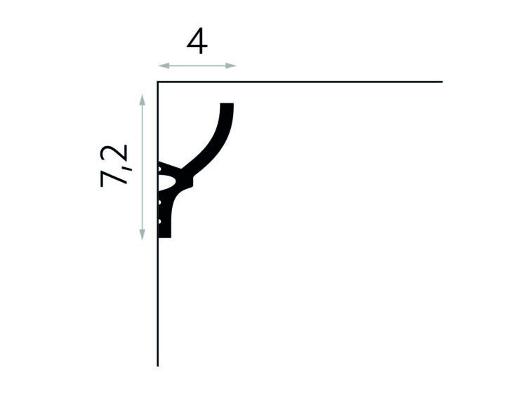 PROFIL BANDA LED MD070 - 200 x 7.2 x 4 cm - Decorevo