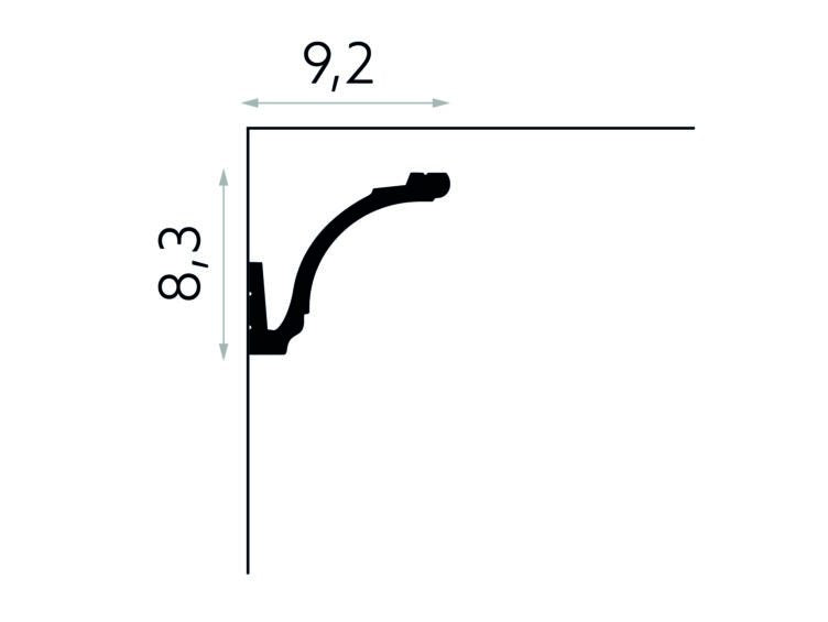PROFIL BANDA LED MD161 - 200 x 9.2 x 8.3 cm - Decorevo