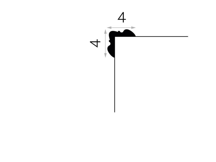 BRAU POLIURETAN MDB123 - 200 X 4 X 4 cm - Decorevo