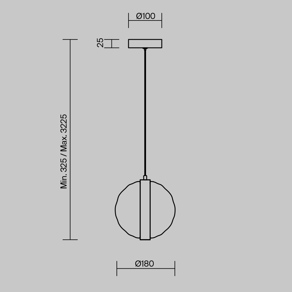 Lampă suspendată Maytoni Misterio