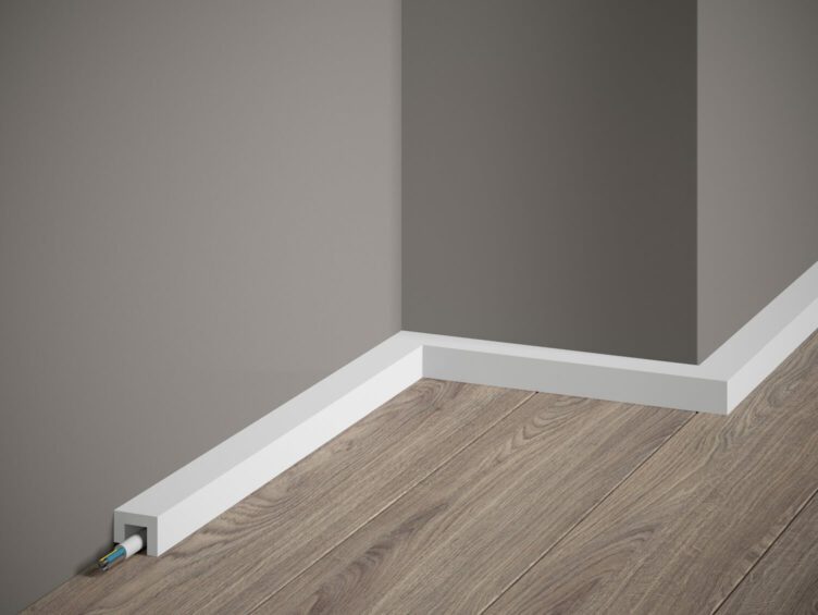 PLINTA POLIMER RIGID QL021 - 200 x 2 x 2.5 cm - Decorevo