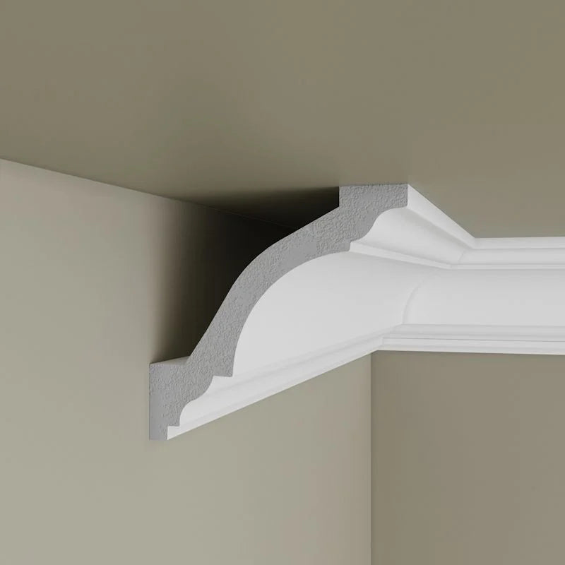 Cornisa decorativa din polimer rigid C14 - 7.8x8.4x200 cm - Decorevo