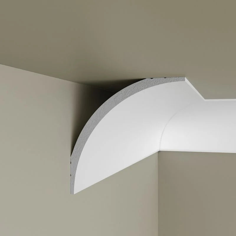 Cornisa decorativa din polimer rigid C16 - 8.7x8.7x200 cm - Decorevo