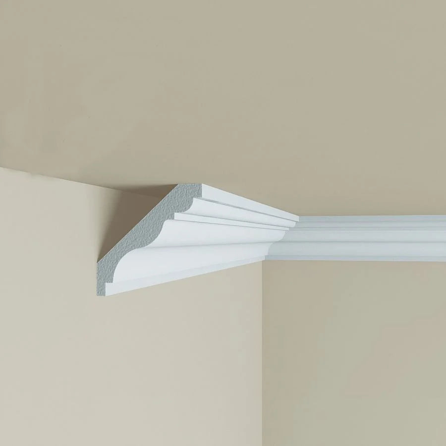 Cornisa decorativa din polimer rigid C5 - 5x4.7x200 cm - Decorevo
