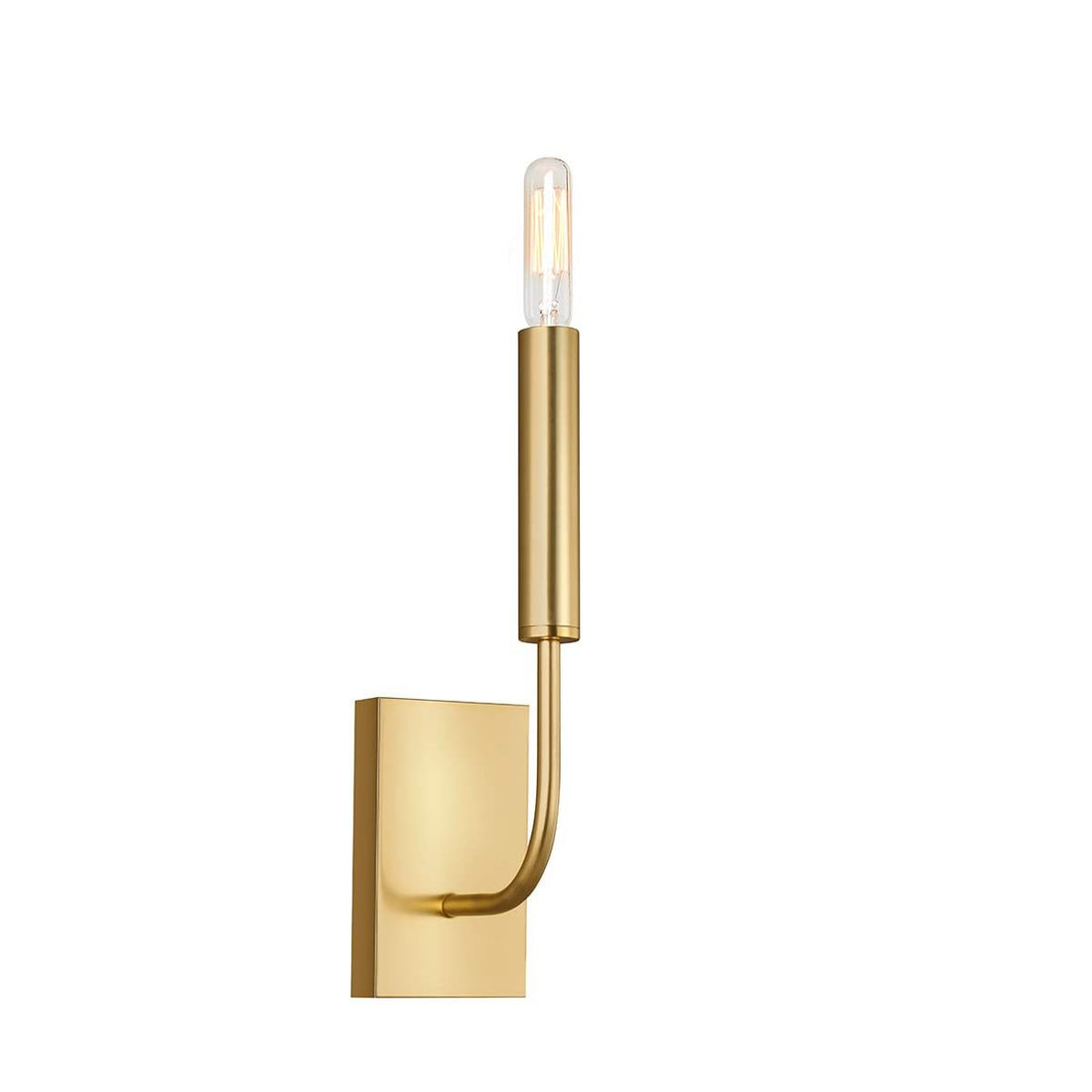 Aplică de perete Brianna – Design minimalist clasic, Finisaj Burnished Brass