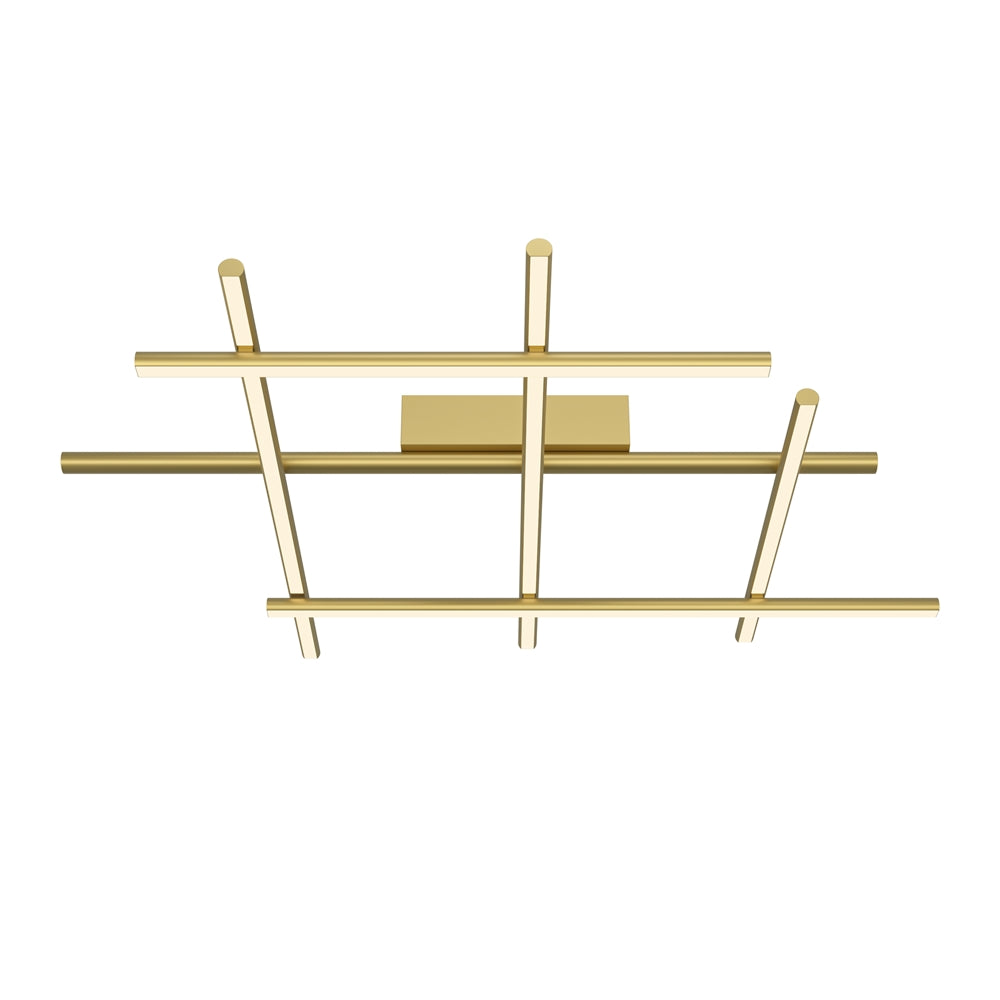 Plafonieră Maytoni Radiance: Eleganță Modernă, Auriu Satinat