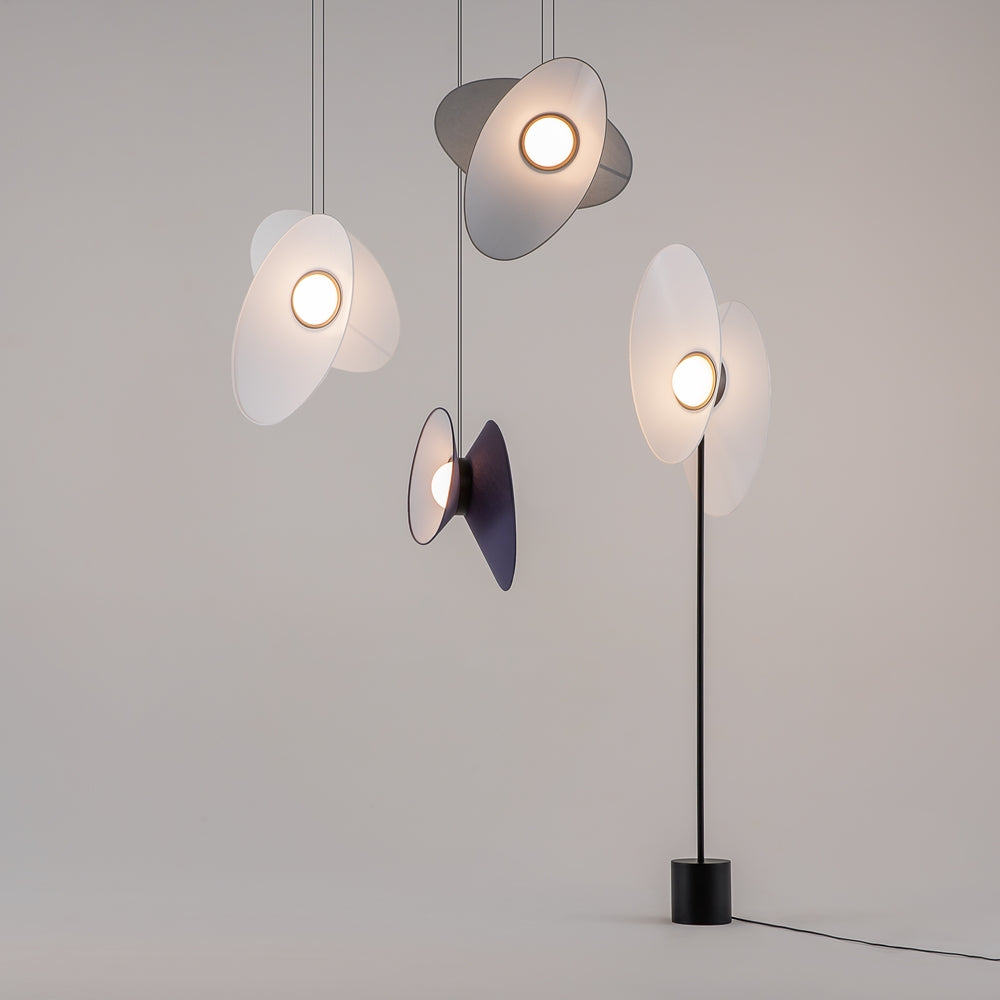 Lustră suspendată Maytoni Evolution gri mat cu LED 10W