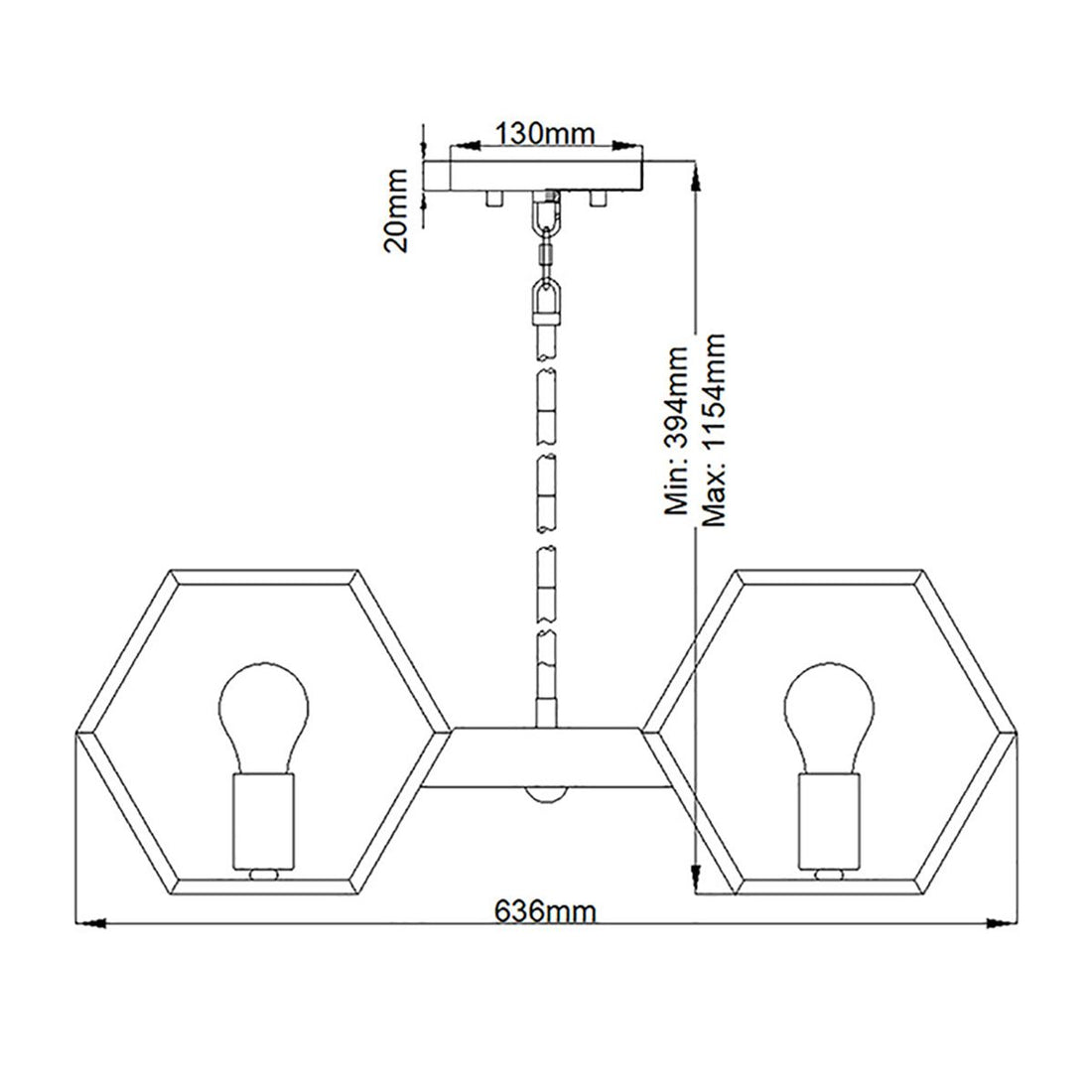 Candelabru 5Lt Bismarck – Design Geometric Modern, Earth Black & Auriu