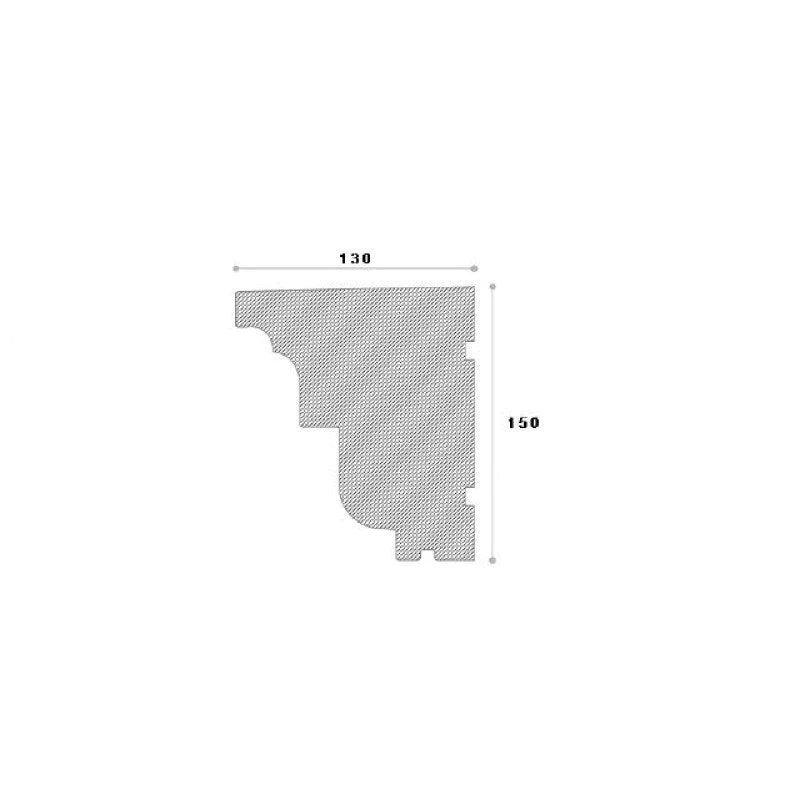 SOLBANC DECORATIV FEREASTRA NS136 150X130X2000 - Decorevo