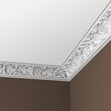 Cornisa din poliuretan 1.50.125 - 9x8.5x200 cm - imagine 2