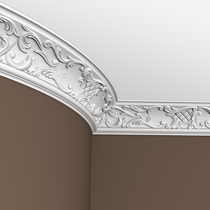 Cornisa din poliuretan 1.50.125 - 9x8.5x200 cm - imagine 3