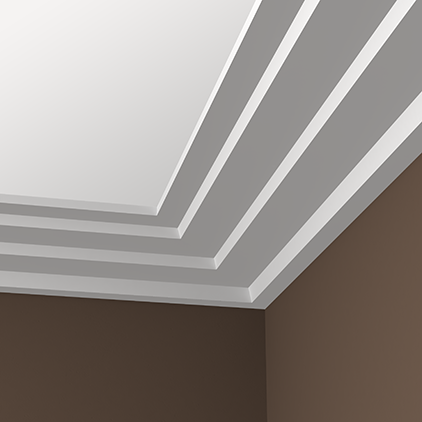 Cornisa din poliuretan 1.50.145 - 9.2x26.2x200 cm - imagine 2
