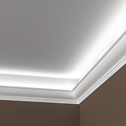 Cornisa din poliuretan 1.50.208 - 7.1x7.1x200 cm - imagine 2