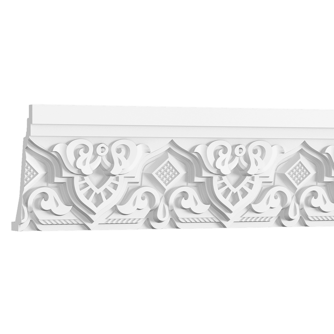 Cornisa din poliuretan 1.50.503 - 13.9x7.9x200 cm - Decorevo