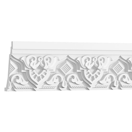 Cornisa din poliuretan 1.50.503 - 13.9x7.9x200 cm - Decorevo