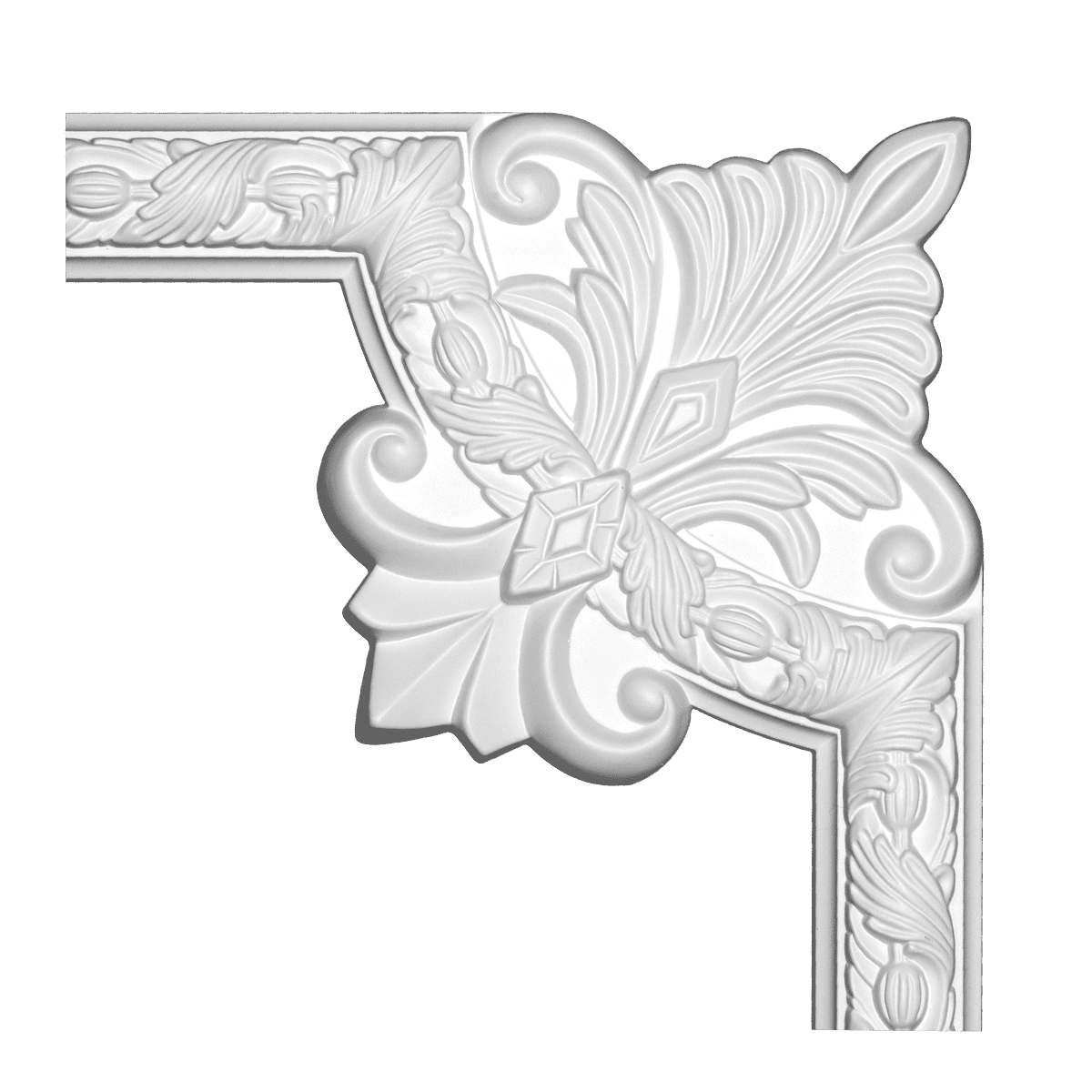 Coltar din poliuretan 1.52.283 - 26x26x2.6 cm - Decorevo