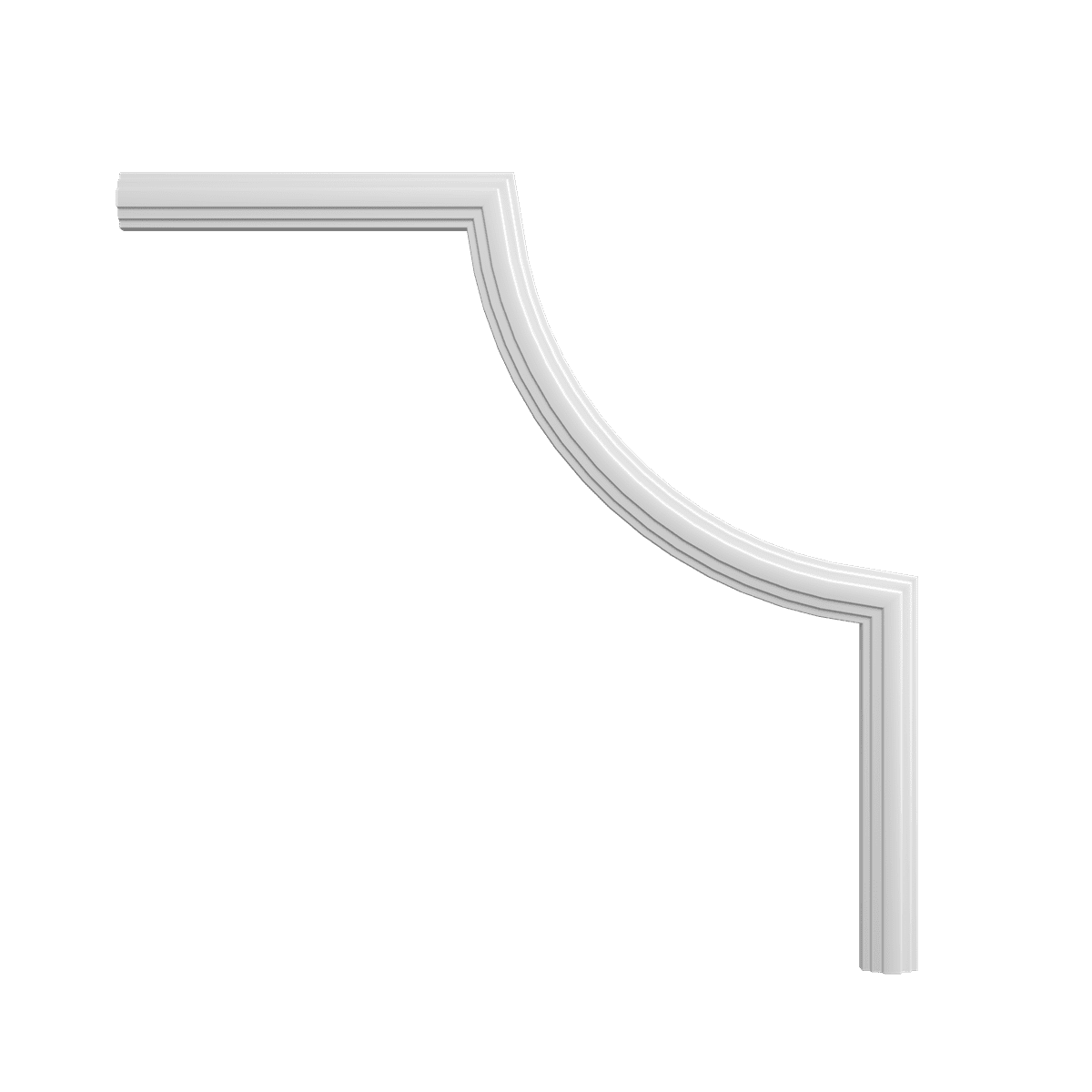 Coltar din poliuretan 1.52.810 - 28x28x1.5 cm - Decorevo