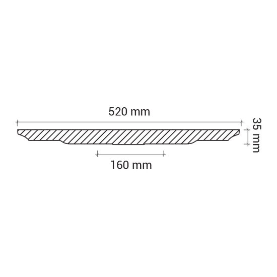 Rozeta din poliuretan 1.56.002 - Ø 52 cm - imagine 3