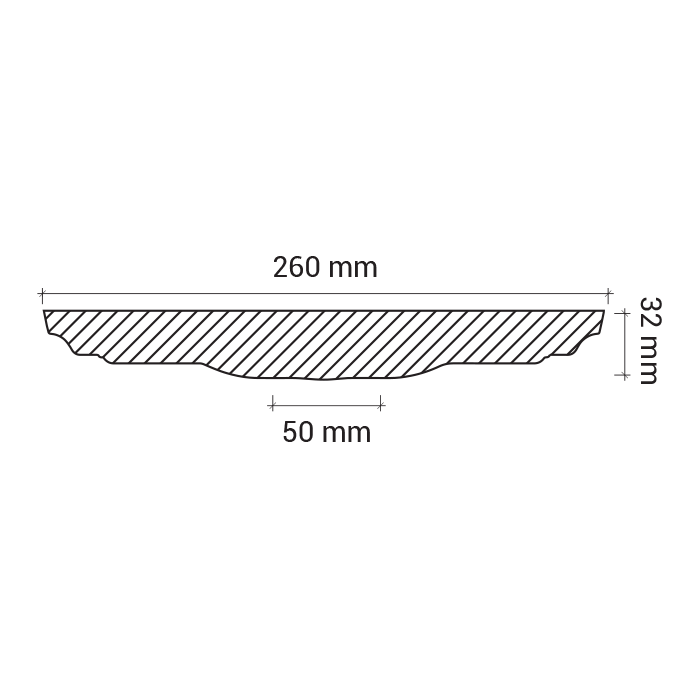 Rozeta din poliuretan 1.56.013 - Ø 25.8 cm - imagine 3
