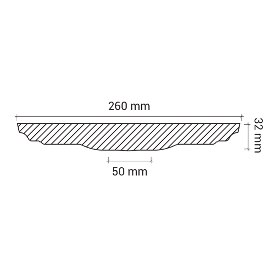Rozeta din poliuretan 1.56.013 - Ø 25.8 cm - imagine 3