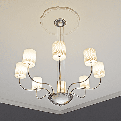 Rozeta din poliuretan 1.56.016 - Ø 48 cm - imagine 2