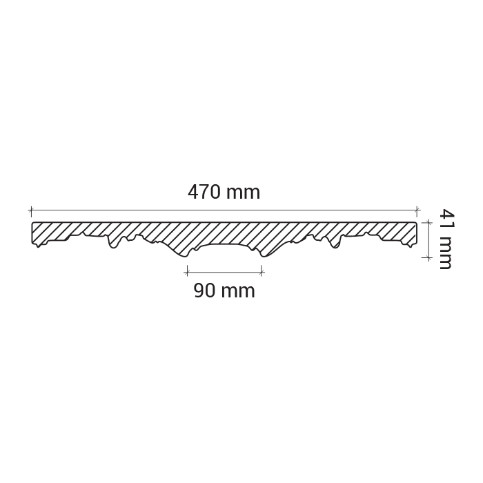 Rozeta din poliuretan 1.56.020 - Ø 47 cm - imagine 3
