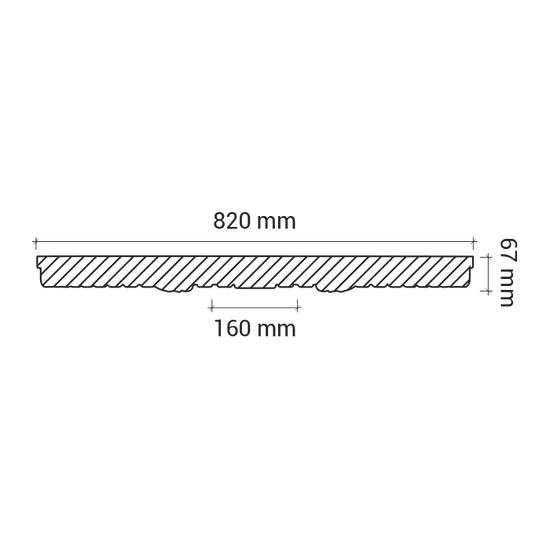 Rozeta din poliuretan 1.56.025 - Ø 81.9 cm - imagine 3