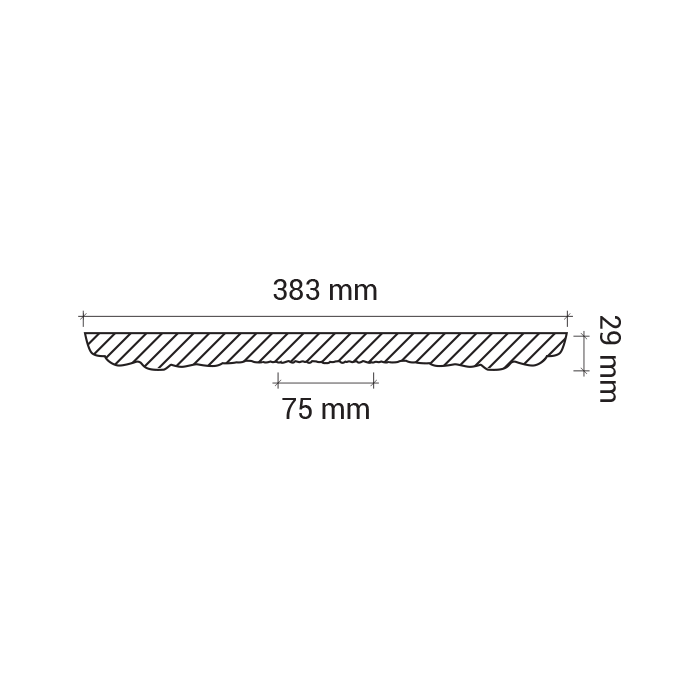 Rozeta din poliuretan 1.56.027 - Ø 38.2 cm - imagine 3