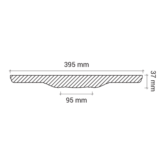 Rozeta din poliuretan 1.56.030 - Ø 39.4 cm - imagine 3