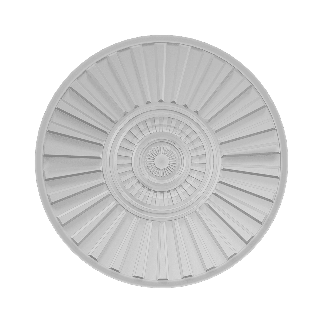 Rozeta din poliuretan 1.56.801 - Ø 35 cm - Decorevo