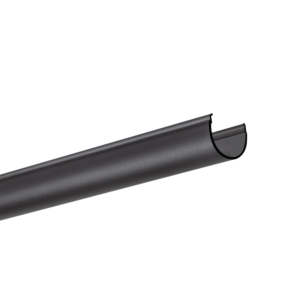 Difuzor G-22R negru pentru profil aluminiu bandă LED