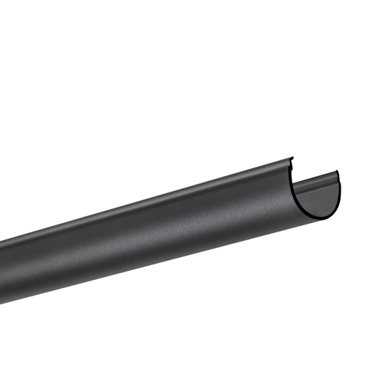 Difuzor G-22R negru pentru profil aluminiu bandă LED