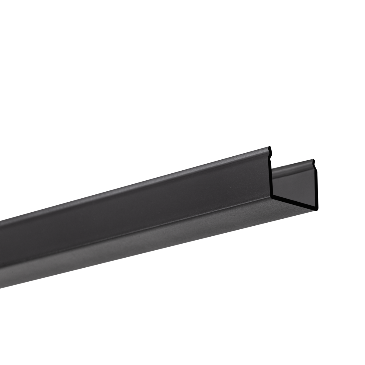 Difuzor G-22S negru pentru profil aluminiu bandă LED
