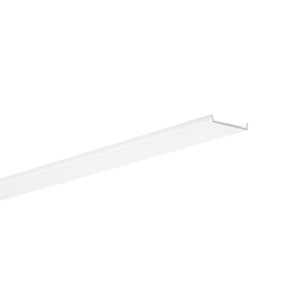 Difuzor LIGER-22 satinat pentru profil aluminiu bandă LED