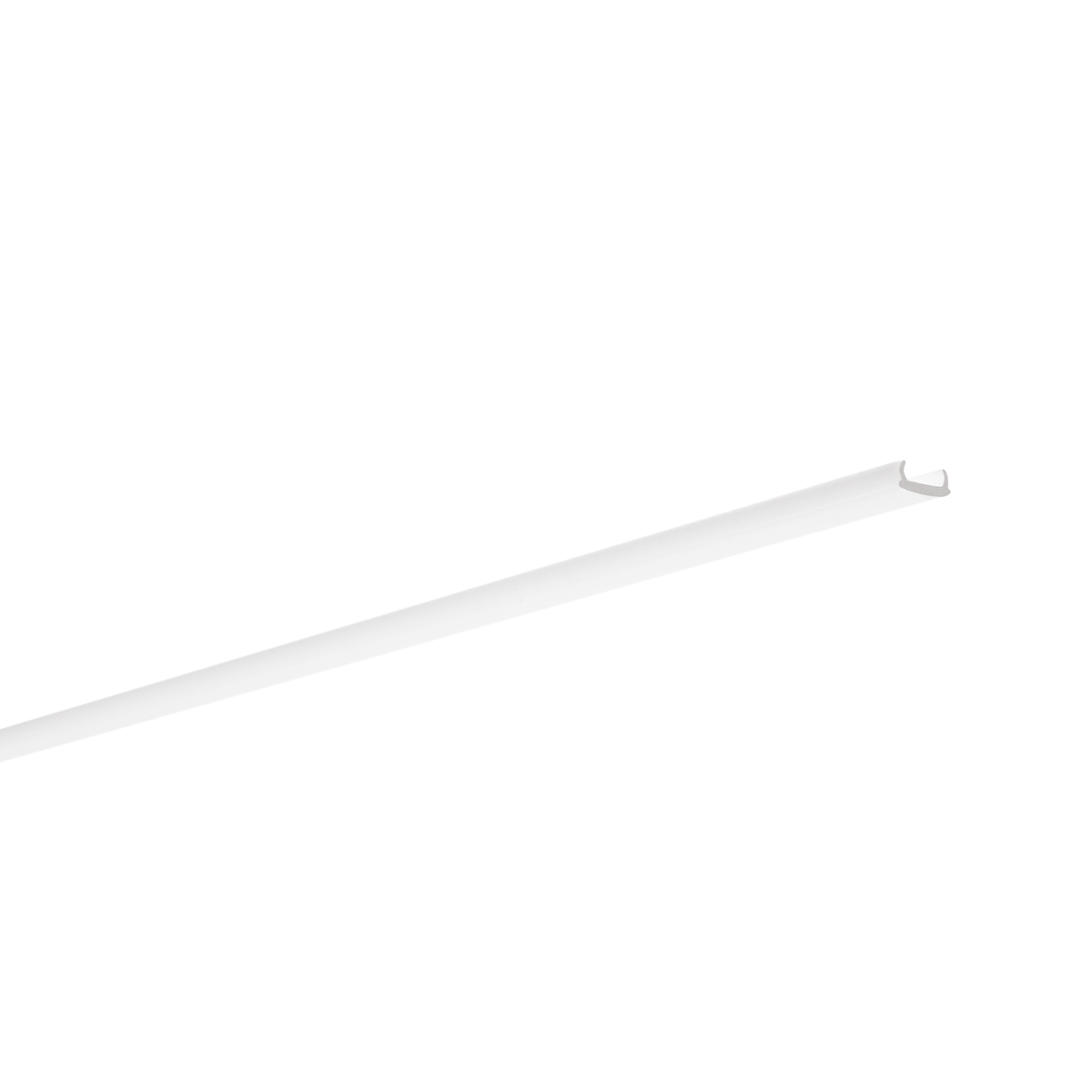 Difuzor PIKO-7 satinat pentru profil aluminiu bandă LED