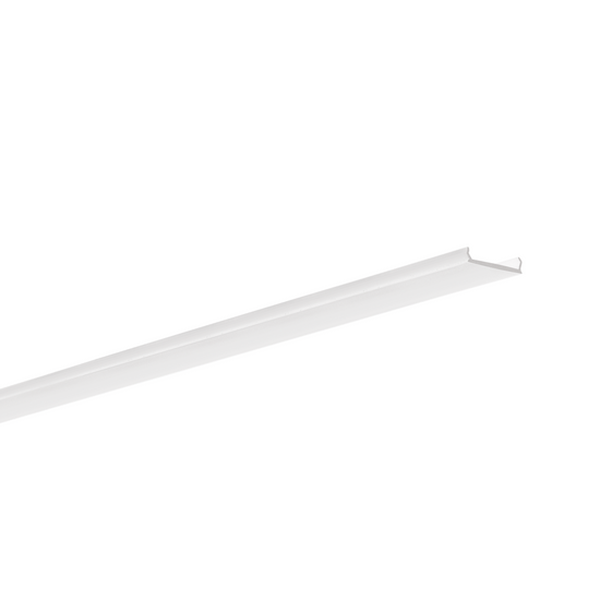 Difuzor LIGER-16 satinat pentru profil aluminiu bandă LED