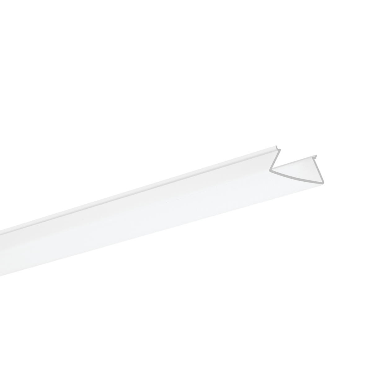 Difuzor FOLED-27 satinat pentru profil aluminiu bandă LED