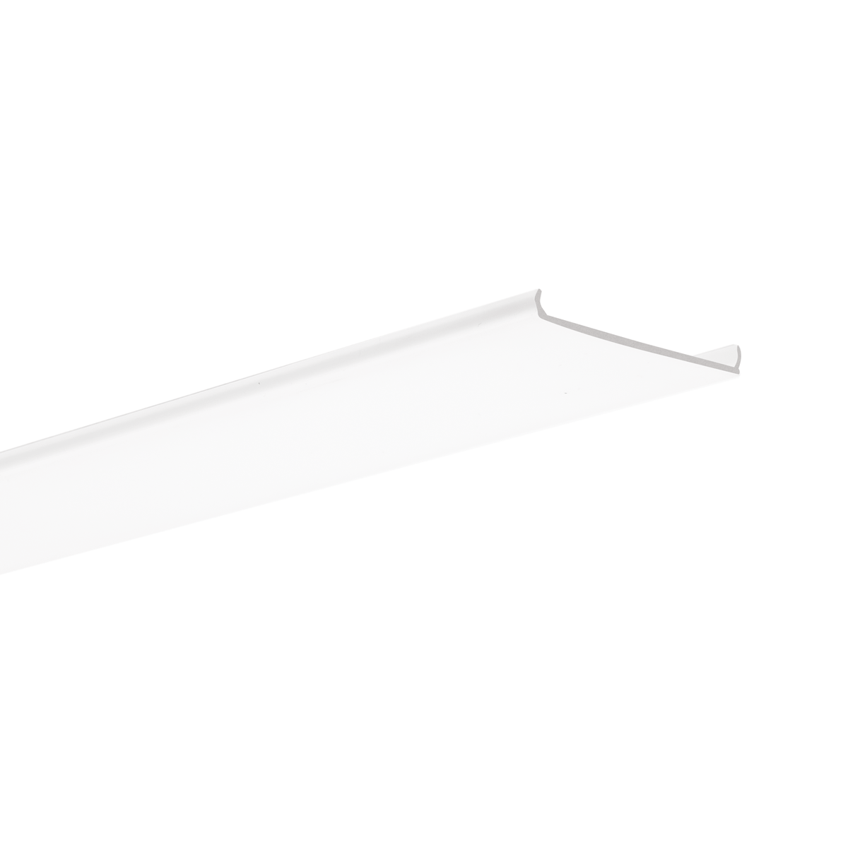 Difuzor LIGER-45 satinat pentru profil aluminiu bandă LED