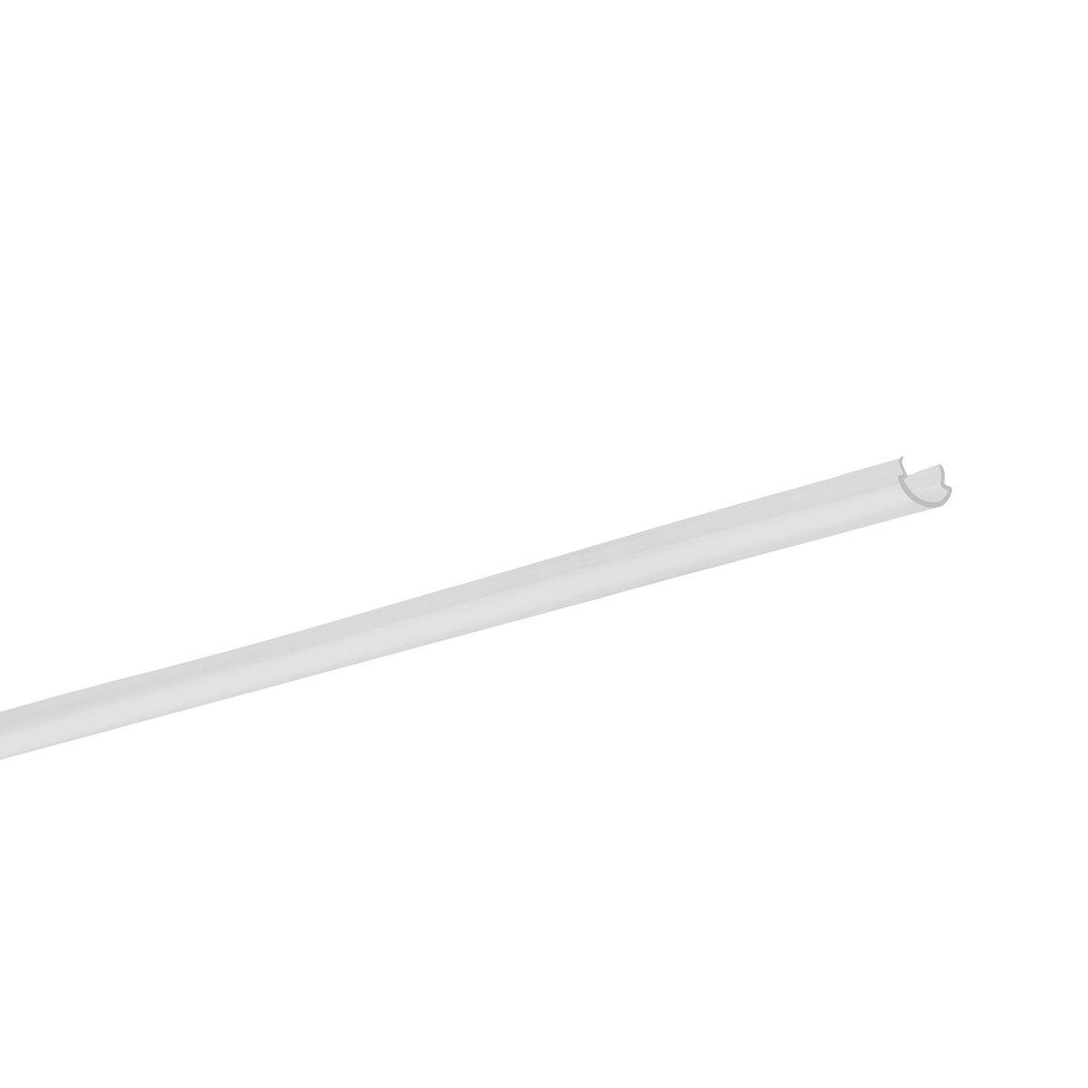 Difuzor PIKO-7R semi-transparent pentru profil aluminiu bandă LED