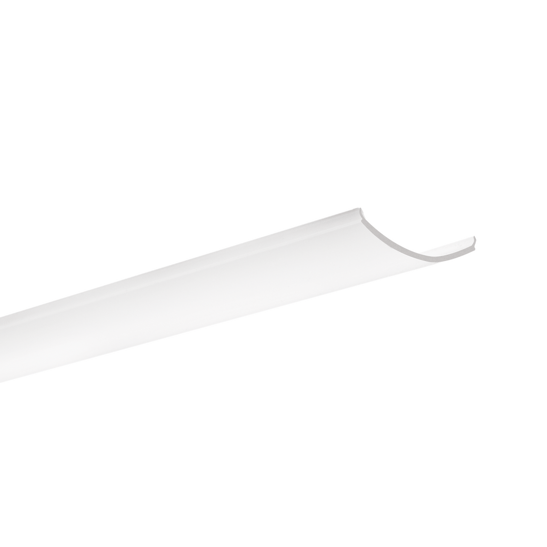Difuzor KOPRO-38R satinat pentru profil aluminiu bandă LED