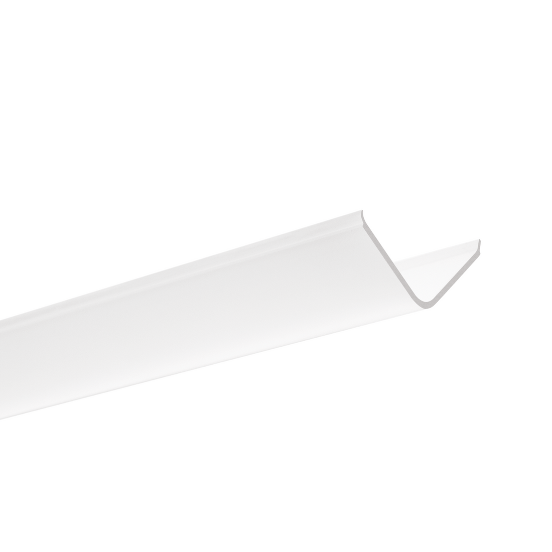 Difuzor KOPRO-38S satinat pentru profil aluminiu bandă LED