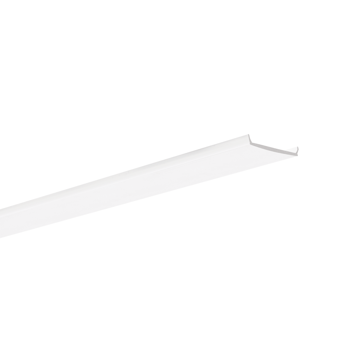 Difuzor LIGER-25 satinat pentru profil aluminiu bandă LED