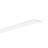 Difuzor LIGER-25 satinat pentru profil aluminiu bandă LED