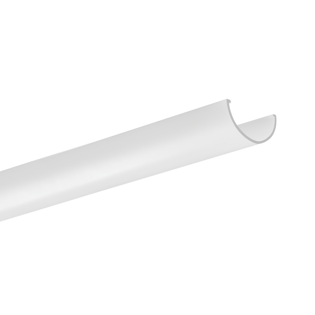 Difuzor JAZ-DUO-27R satinat pentru profil aluminiu bandă LED