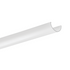 Difuzor JAZ-DUO-27R satinat pentru profil aluminiu bandă LED