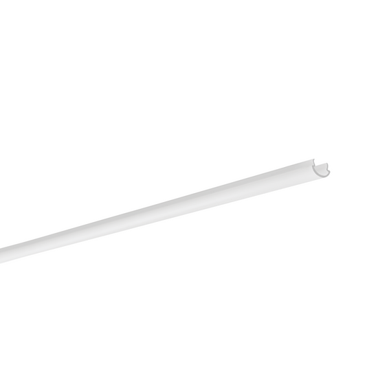 Difuzor PIKO-7R satinat pentru profil aluminiu bandă LED