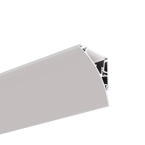 Profil aluminiu bandă LED WERKIN, argintiu anodizat