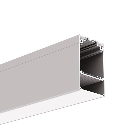 Profil aluminiu bandă LED DES, argintiu anodizat